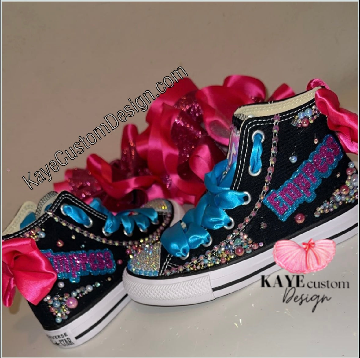 Custom Music Shoes Kids Shoes Girls | Tik tok Bling Rhinestone Shoes Tiktok Kaye Custom Design