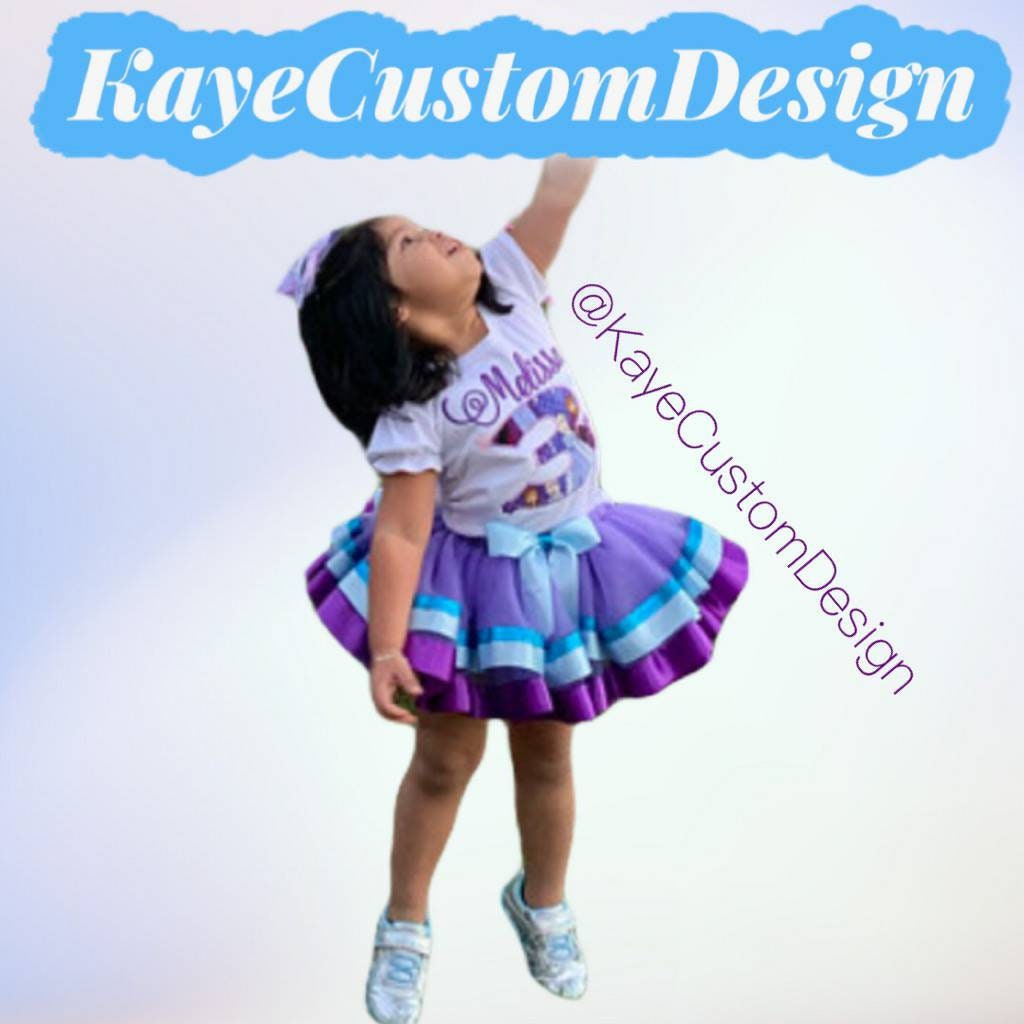 Frozen Birthday Tutu Outfit Kaye Custom Design