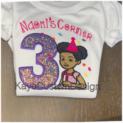 Gracie’s Corner Custom Birthday Shirt for Girl